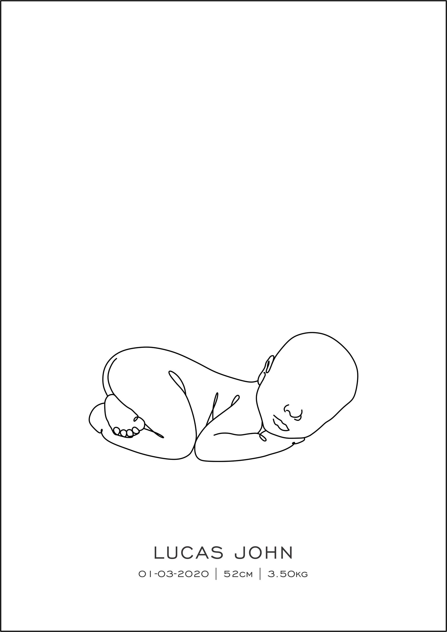 Newborn Birth Prints
