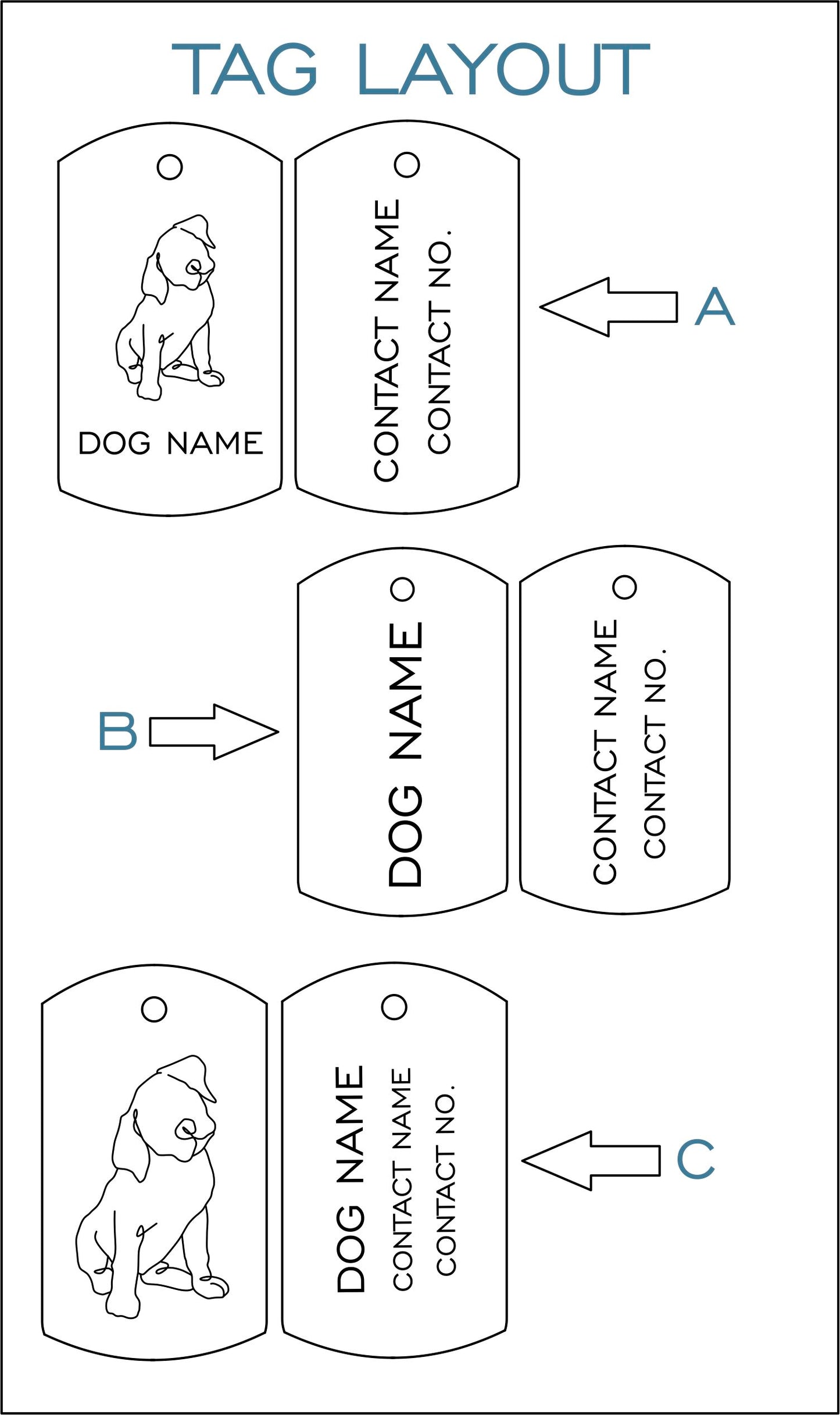 Dog ID Tag